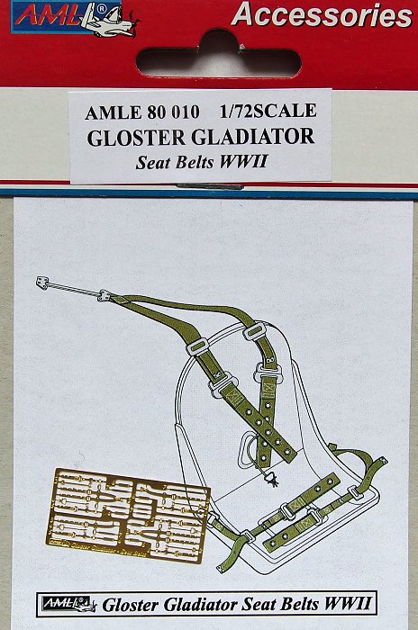 1/72 Seatbelts WWII Gloster Gladiator