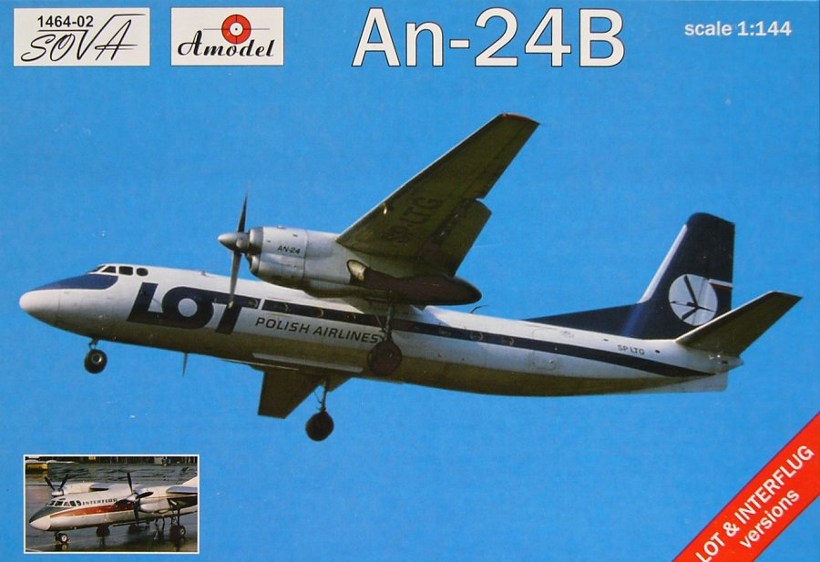 1/144 Antonov An-24B (Interflug/LOT)