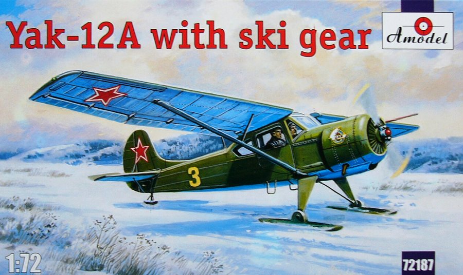 1/72 Yak-12A with ski gear