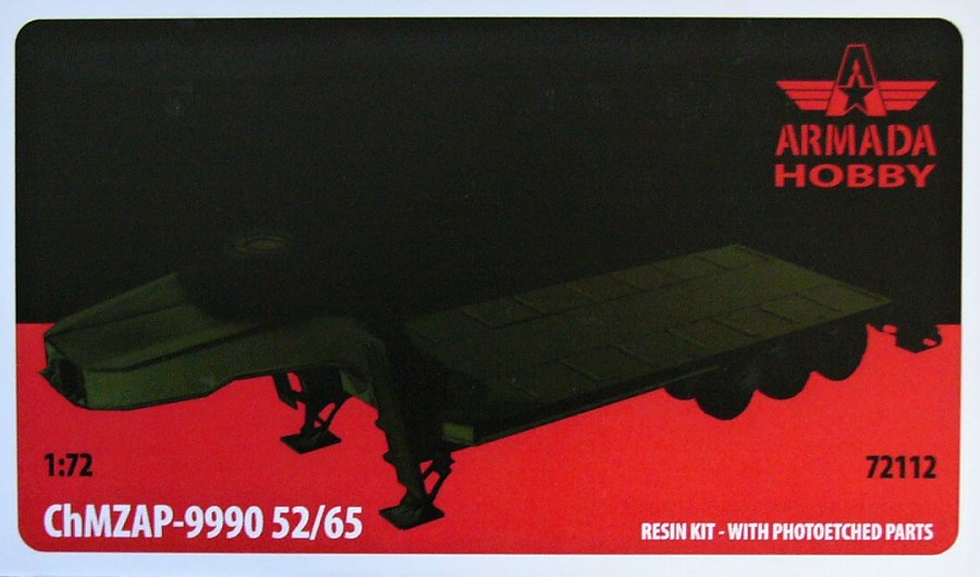 1/72 Trailer ChMZAP-9990 52/65 ton (resin kit)