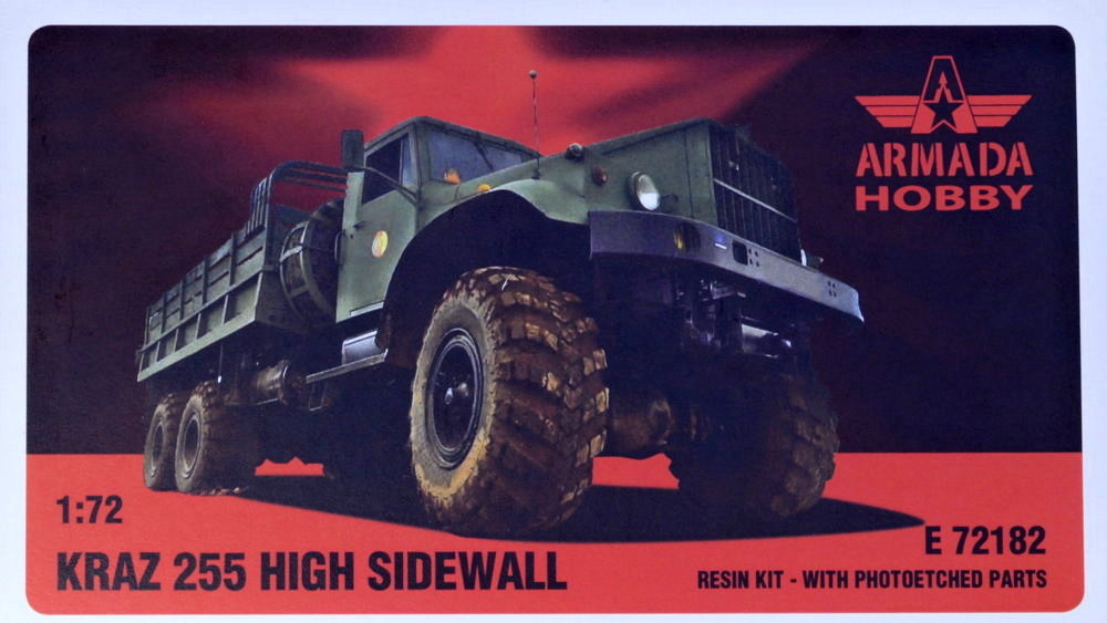 1/72 KRAZ 255 High Sidewall (resin kit w/ PE)