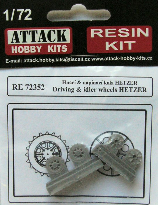 1/72 Driving & idler wheels HETZER No.: 2