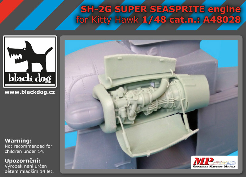 1/48 SH-2G Super Seasprite engine (KITTYH)