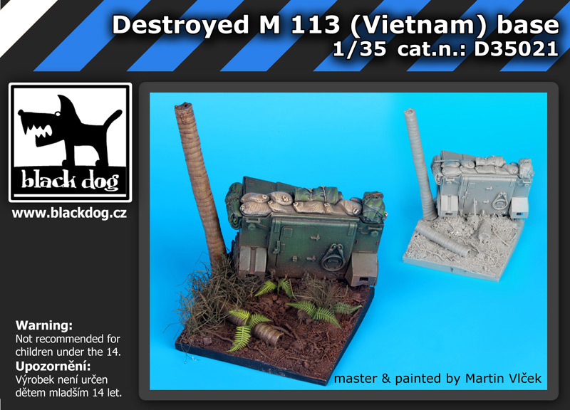 1/35 Destroyed M 113 Vietnam base