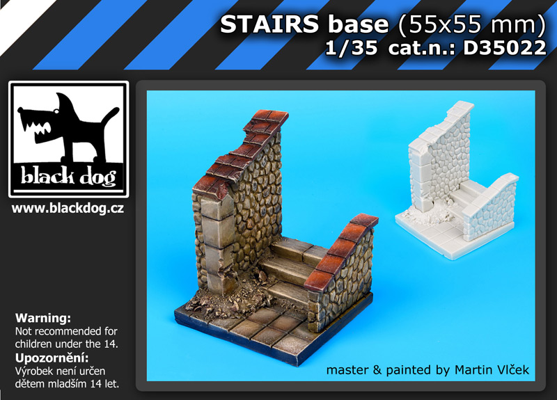1/35 Stairs base (55x55 mm)