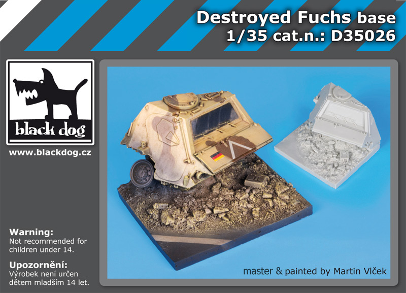 1/35 Destroyed Fuchs base