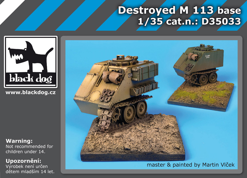 1/35 Destroyed M 113 base