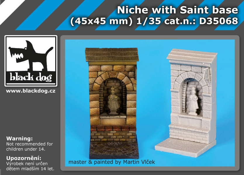 1/35 Niche with Saint base (45x45 mm)