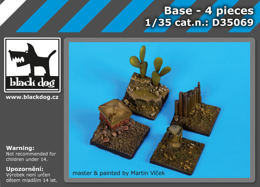 1/35 Base - 4 pieces