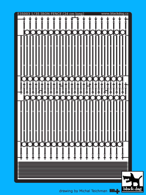 1/35 Iron railing (PE set)