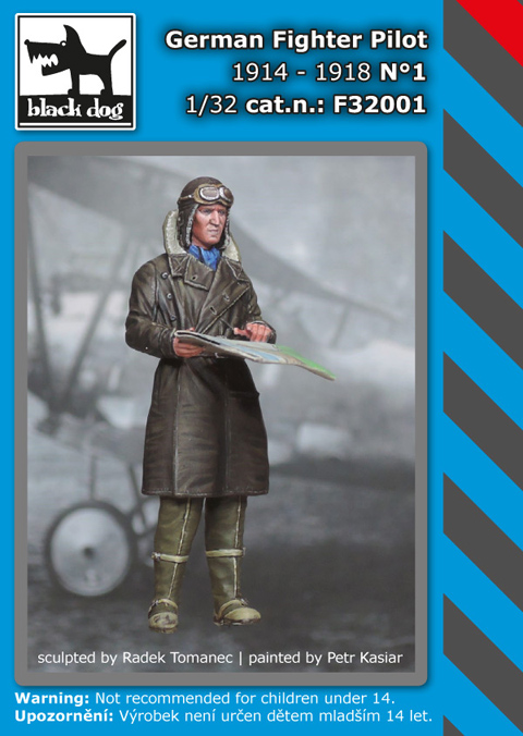 1/32 German Fighter Pilot 1914-1918 No.1 (1 fig.)