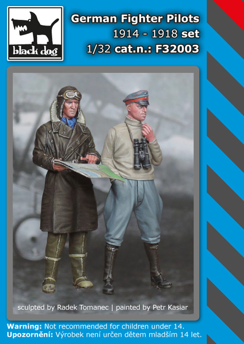 1/32 German Fighter Pilots set 1914-1918 (2 fig.)