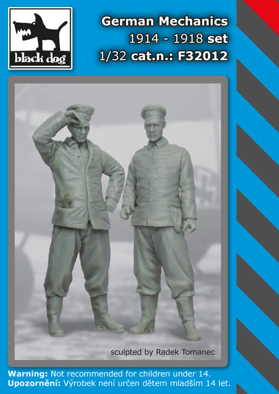 1/32 German Mechanics set 1914-1918 (2 fig.)