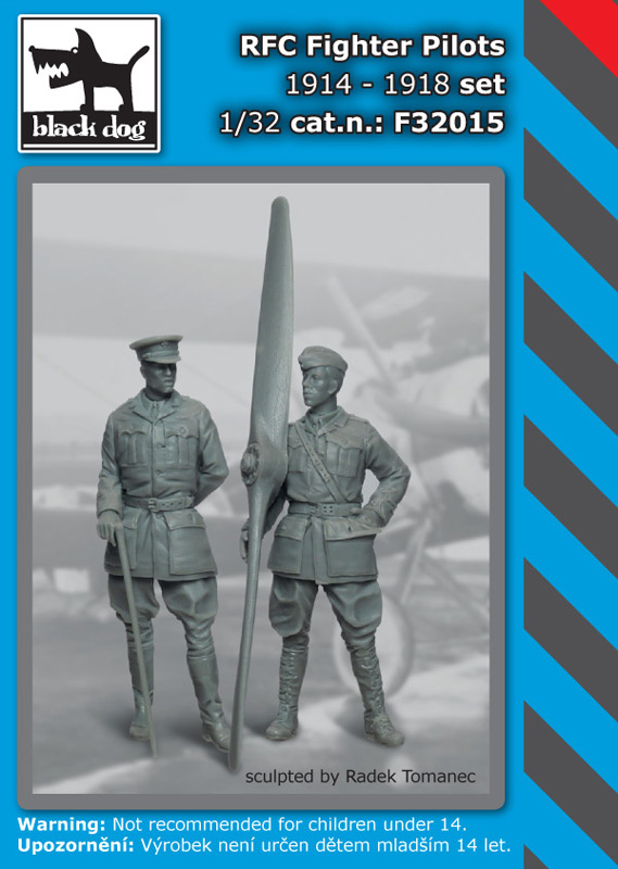 1/32 RFC Fighter Pilots set 1914-1918 (2 fig.)