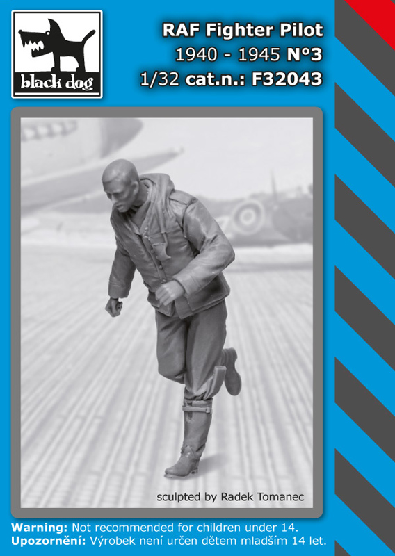 1/32 RAF Fighter pilot 1940-45 No.3 (1 fig.)