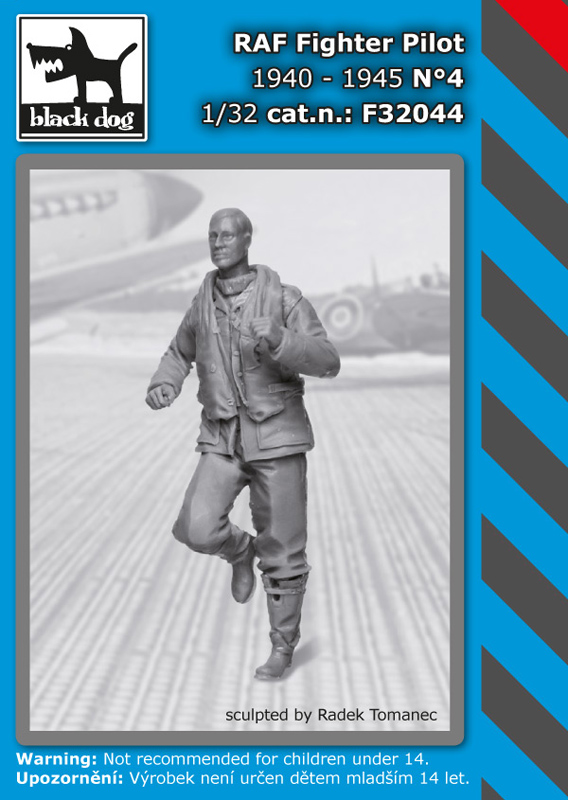 1/32 RAF Fighter pilot 1940-45 No.4 (1 fig.)
