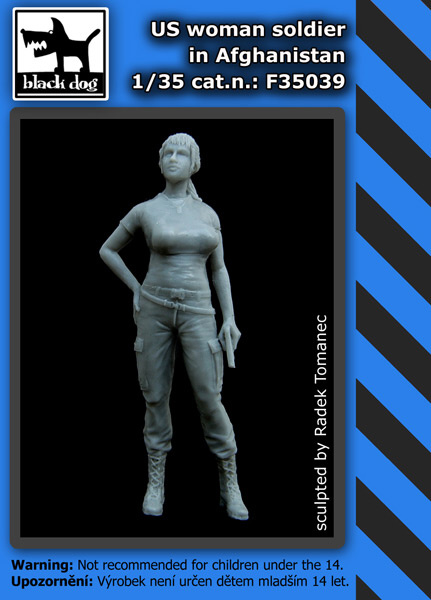 1/35 US woman soldier in Afghanistan (1 fig.)
