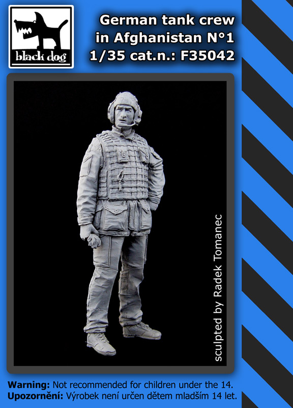 1/35 German tank crew in Afghanistan No.1 (1 fig.)