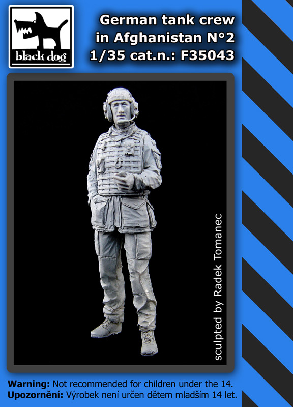 1/35 German tank crew in Afghanistan No.2 (1 fig.)