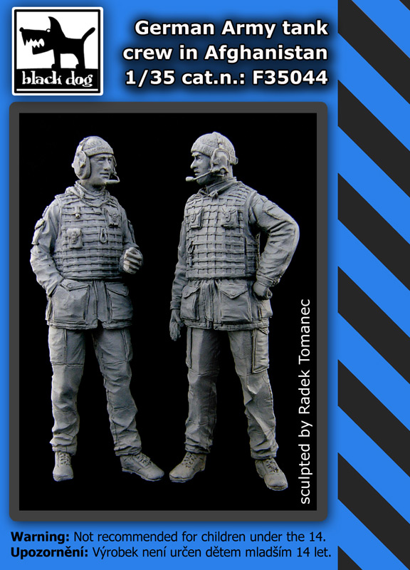 1/35 German army tank crew in Afghanistan (2 fig.)