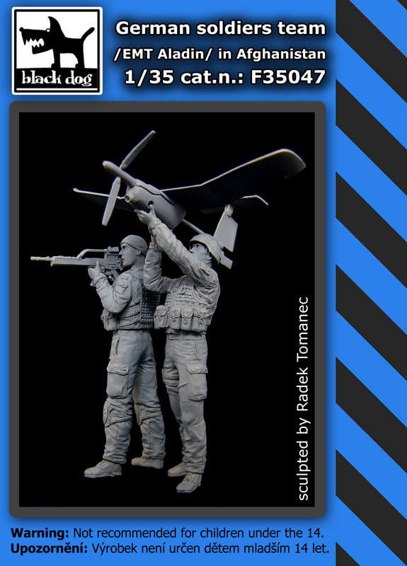 1/35 German soldiers team in Afghanistan (2 fig.)