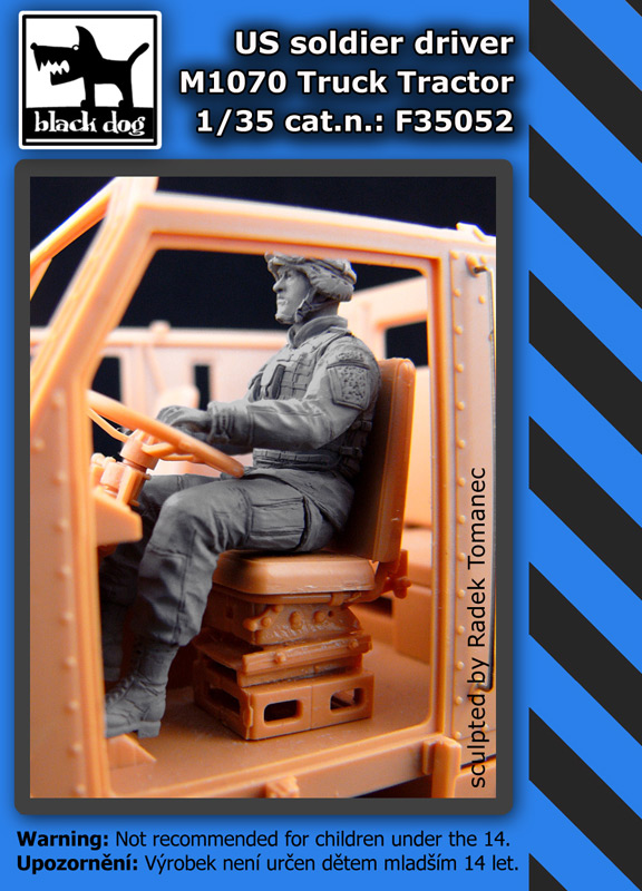 1/35 US soldier driver M1070 Truck tractor (1 fig)