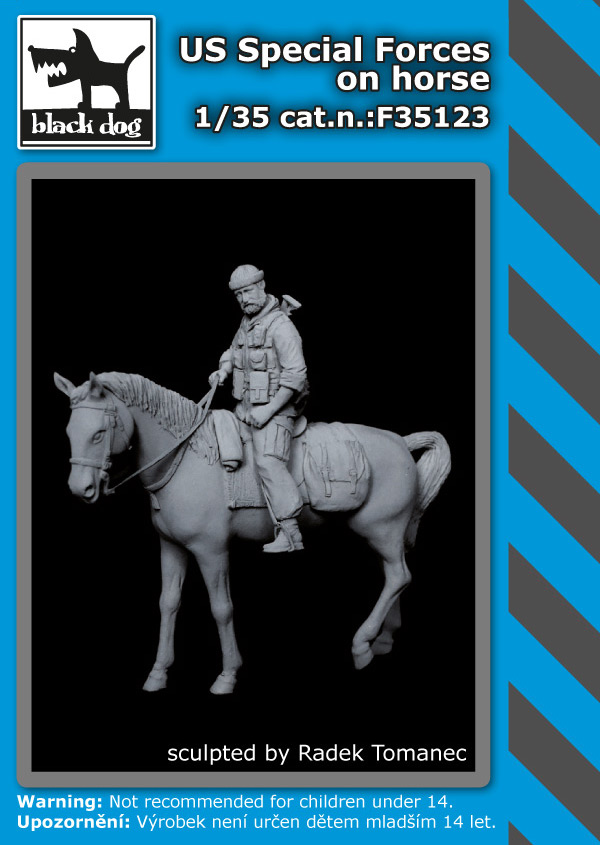 1/35 US Special forces on horse (1 fig. + 1 horse)