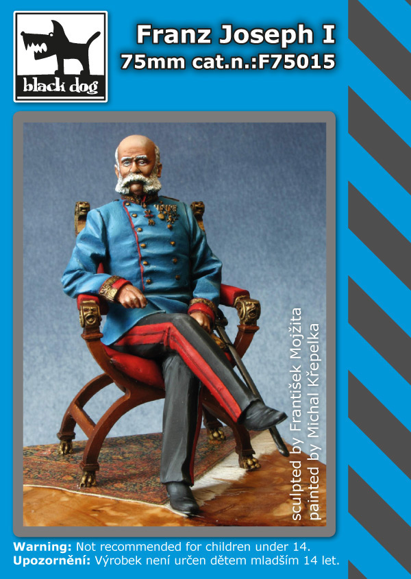 75mm Franz Joseph I (resin figure)