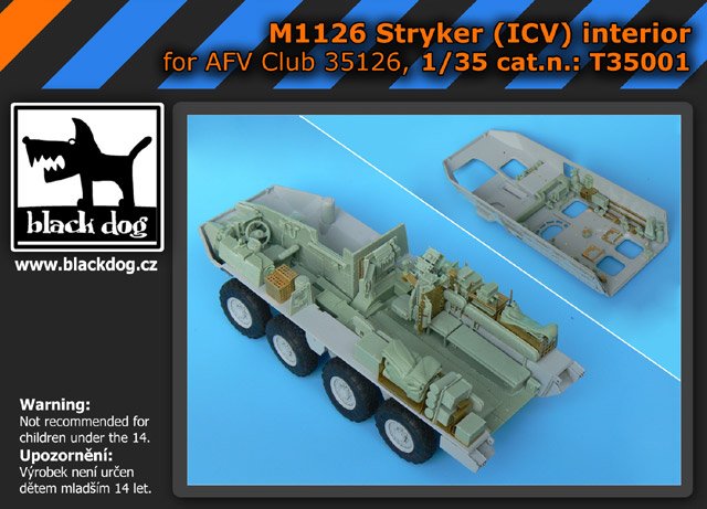 1/35 M1126 Stryker (ICV)  Interior set (AFV 35126)