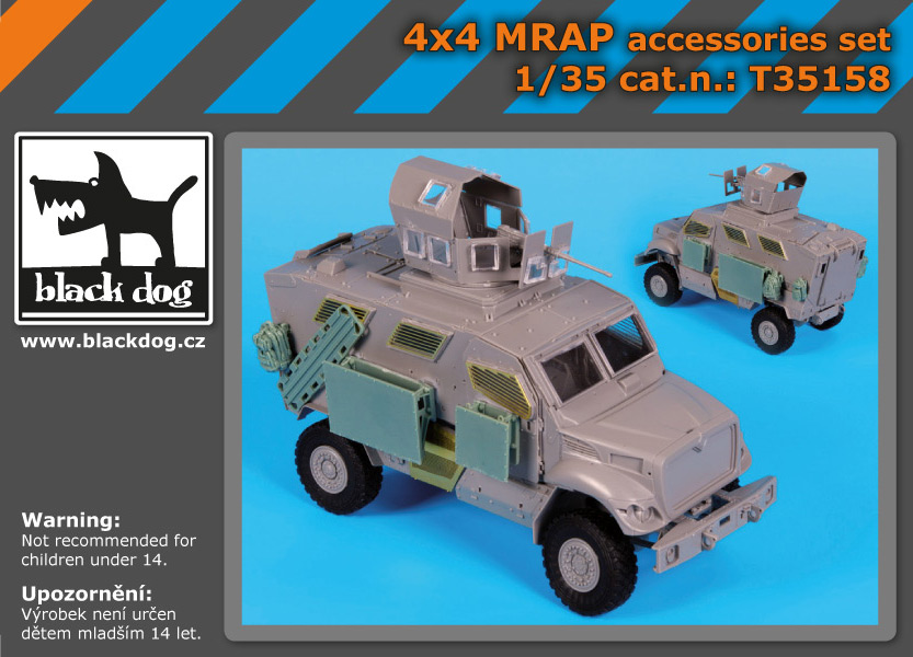 1/35 4x4 MRAP accessories set (KINETIC)