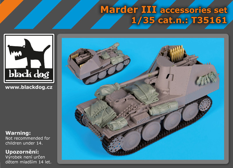 1/35 Marder III accessories set (DRAG)