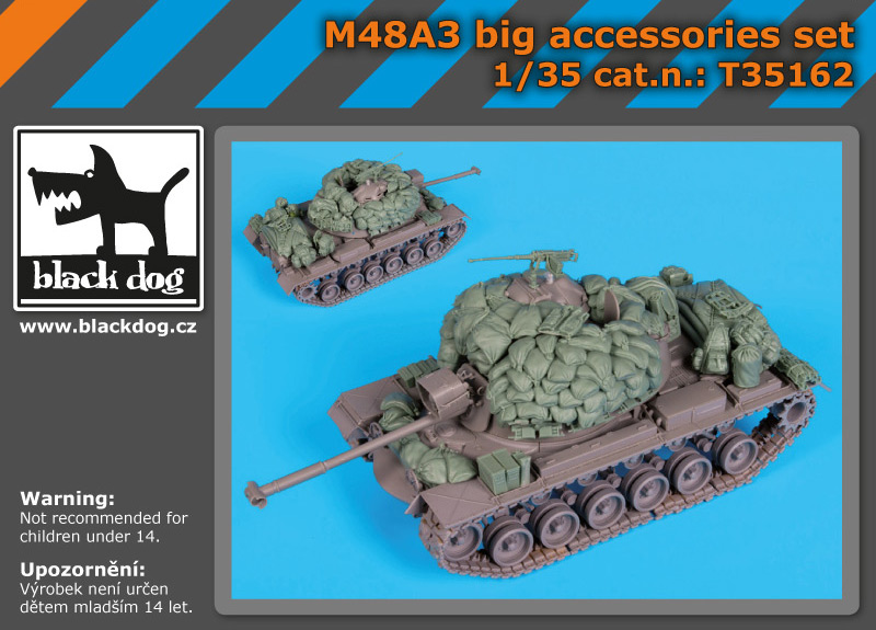 1/35 M48A3 BIG accessories set (DRAG)