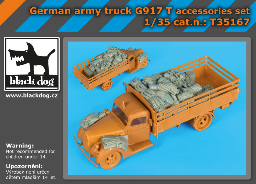 1/35 German army truck G917 T access.set (ICM)