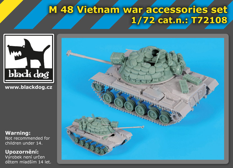1/72 M 48 Vietnam war accessories set (ITAL)