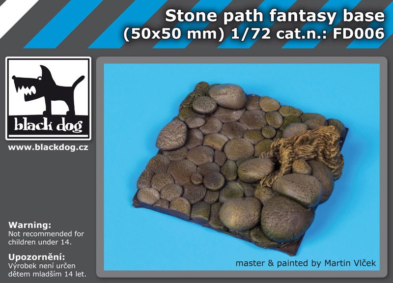 Stone path fantasy base (50 x 50 mm)