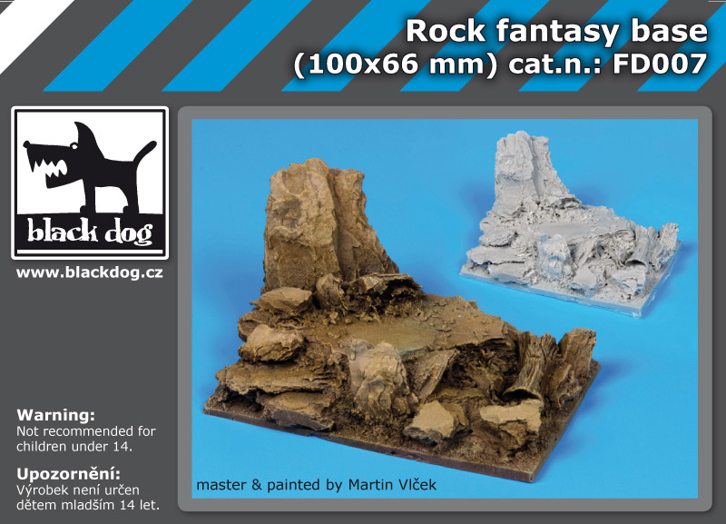 Rock fantasy base (100 x 66 mm)