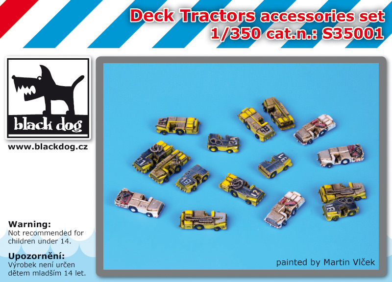 1/350 Deck Tractors accessories set