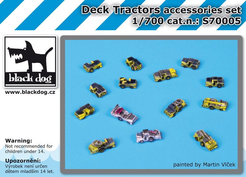 1/700 Deck tractors accessories set