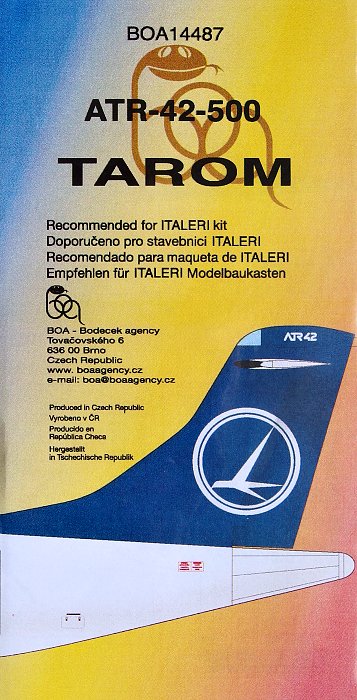1/144 Decals ATR-42-500 TAROM (ITAL)