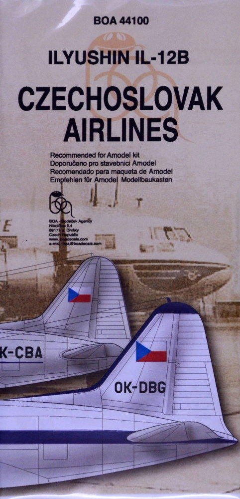 1/144 Decals IL-12B Czechoslovak Airlines (AMOD)