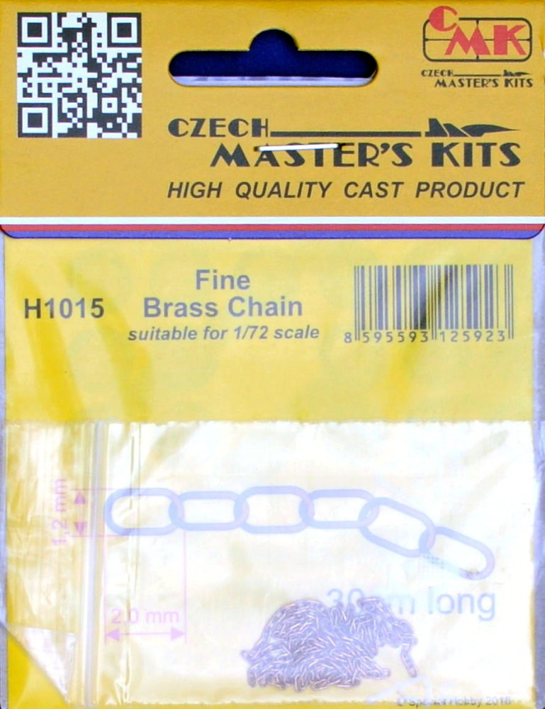 Fine Brass Chain for 1/72 scale (30cm long)