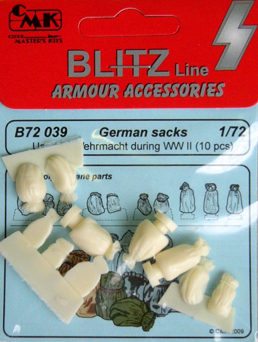 1/72 German sacks WWII (10 pcs.)