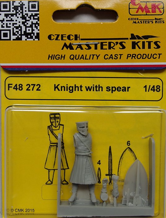 1/48 Knight with spear (1 fig.)