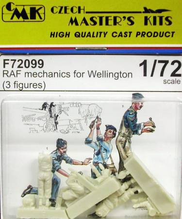 1/72 RAF mech. for Wellington (3 fig.)