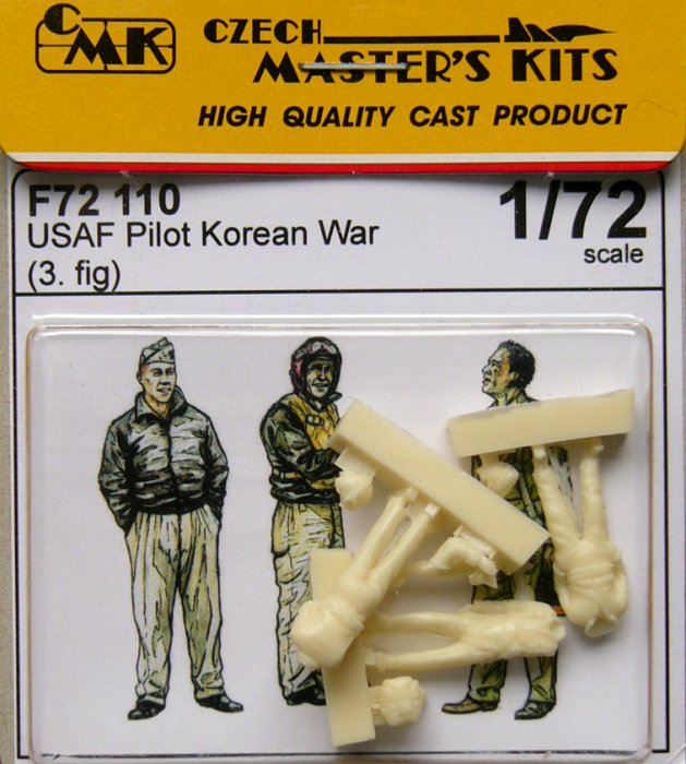 1/72 USAF pilots Korean war (3 fig.)