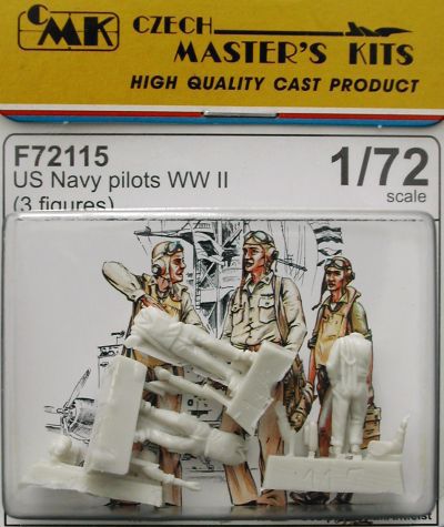1/72 US Navy pilots WWII (3 fig.)