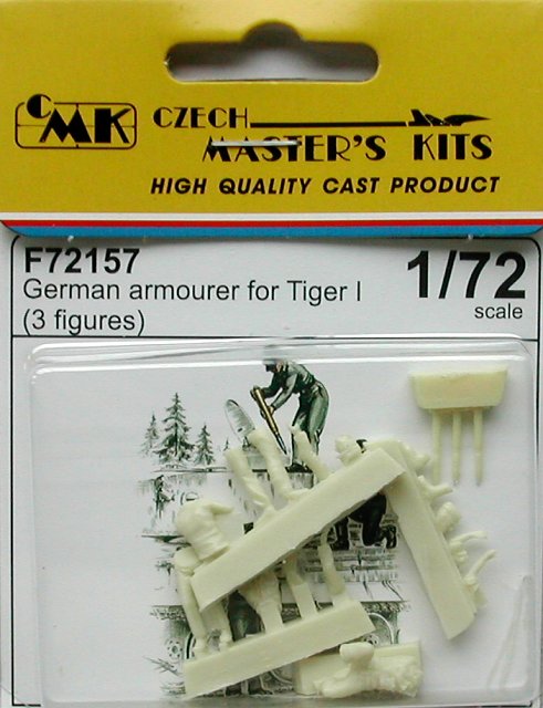 1/72 German armoured for Tiger I  (3pcs.)
