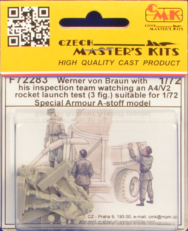 1/72 Werner von Braun w/ insp.team (3 fig.)