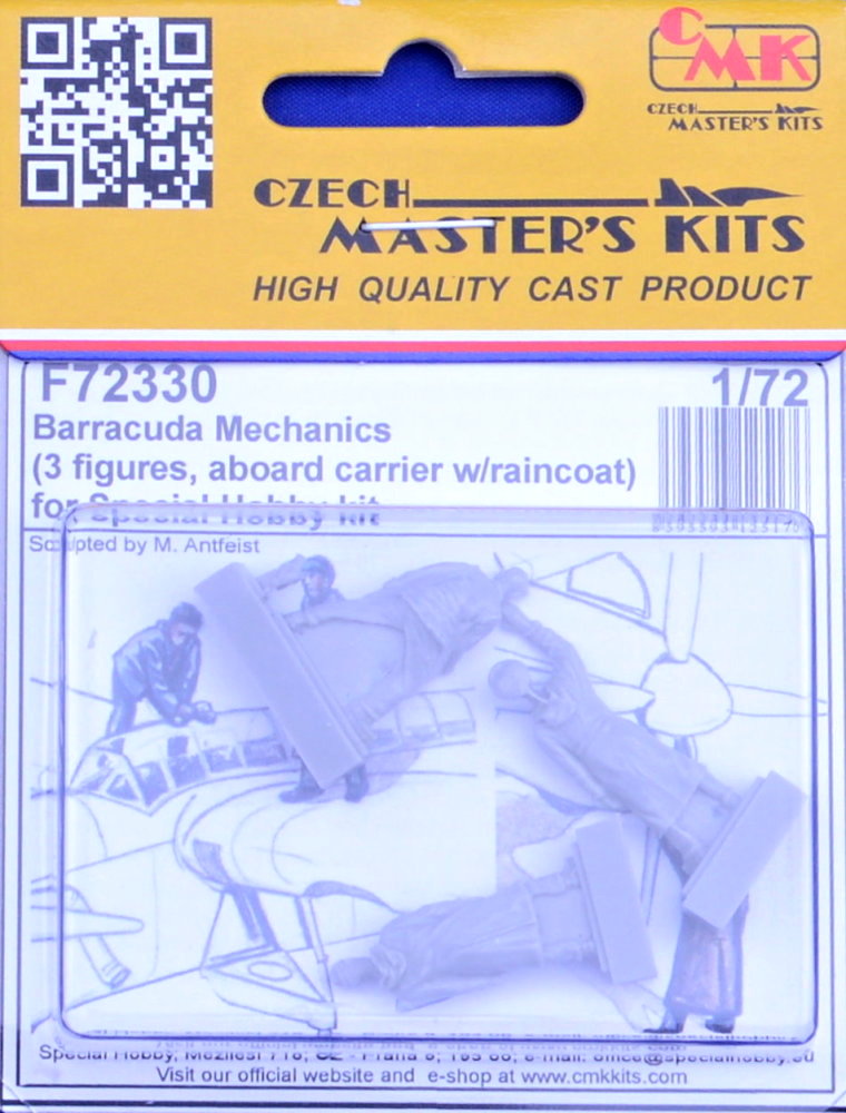 1/72 Barracuda Mechanics w/ raincoat (3 fig.)