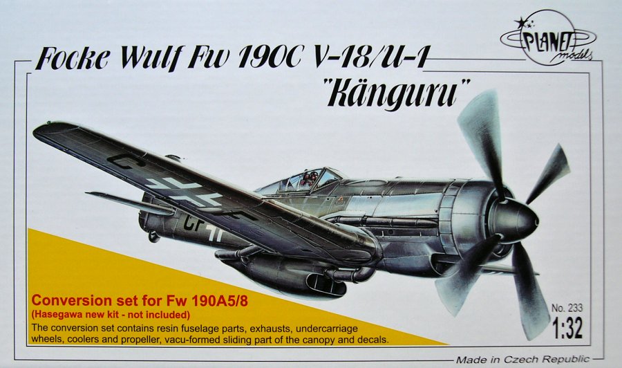 1/32 Fw 190C V-18/U-1 Känguru Conversion Set (HAS)